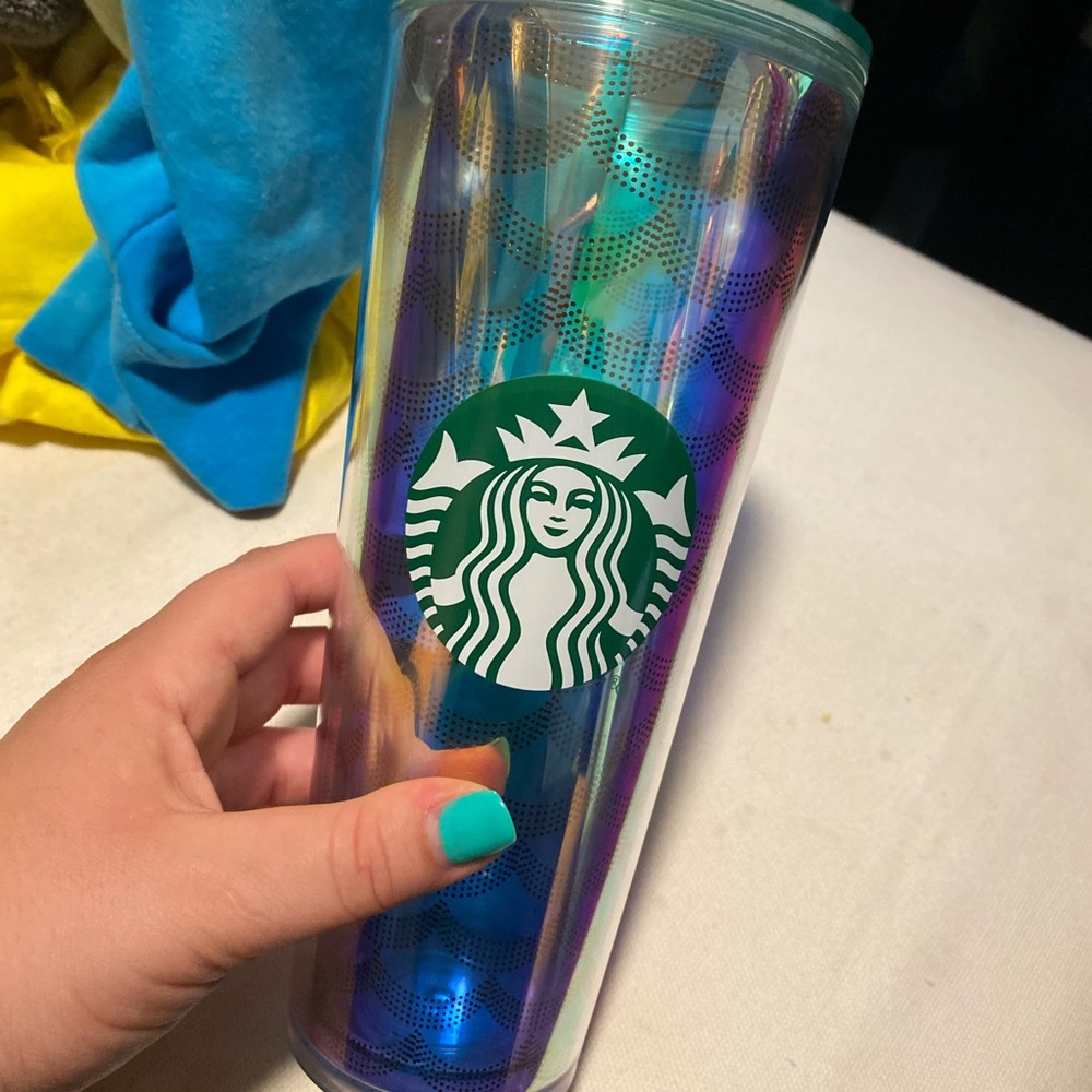 Starbucks Mermaid Teal Iced tumbler